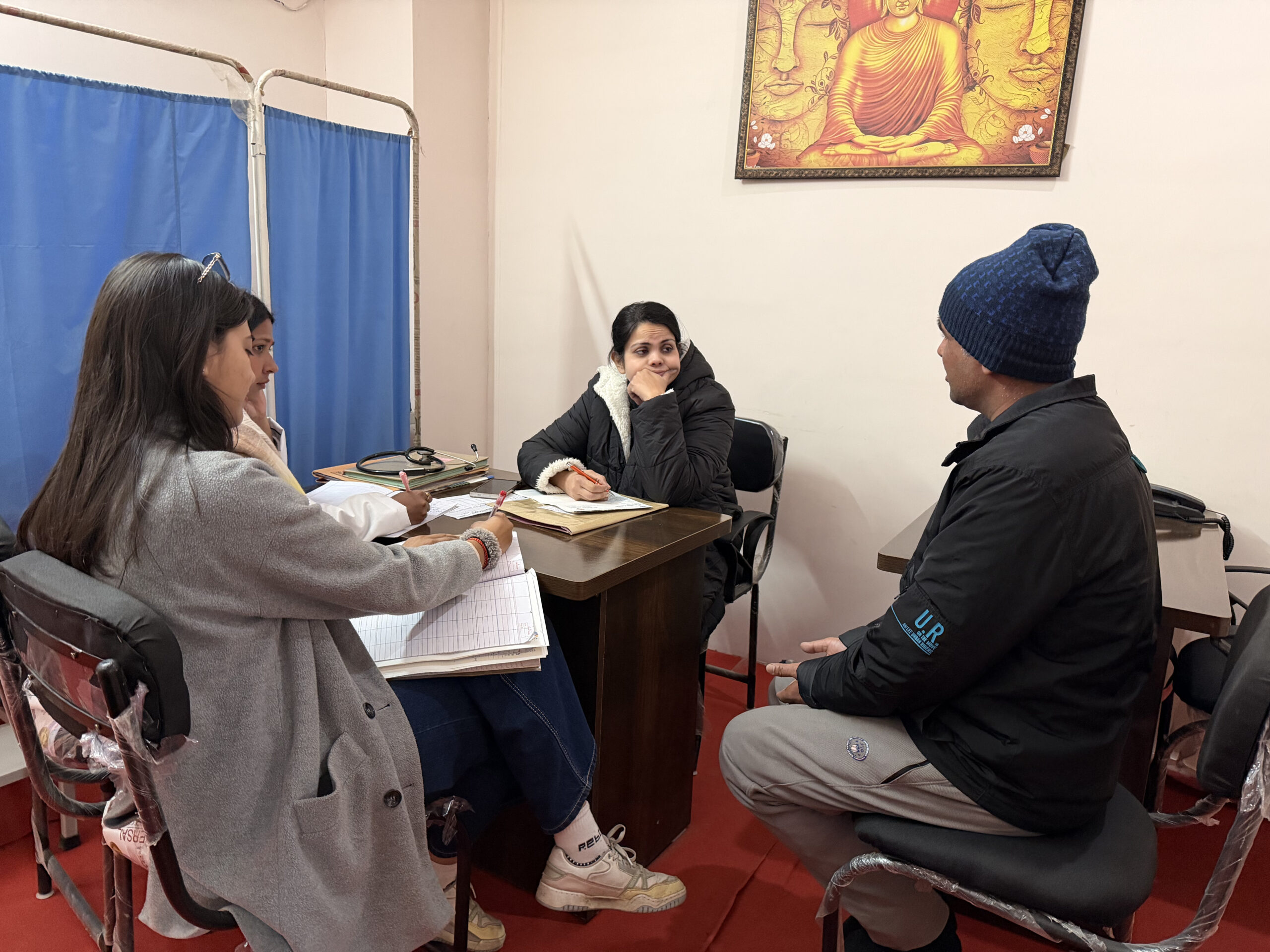 Medical checkup at Prayas Sewa Samiti